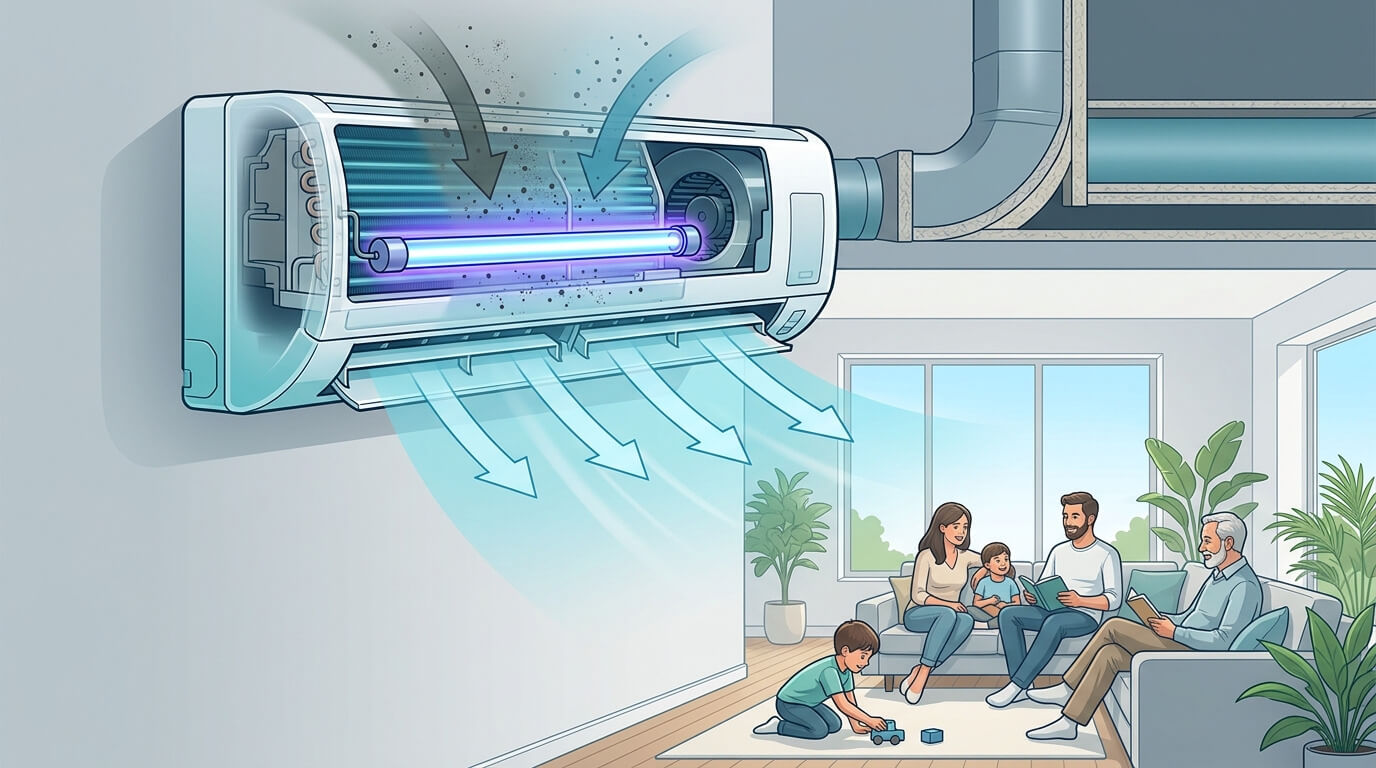 ¿Qué es una lámpara UV para aire acondicionado y cómo mejora tu hogar?
